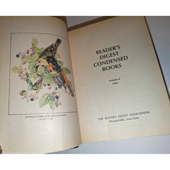 4 Vintage 1980's Readers Digest Condensed Books Near Mint Hardcover - Picture 14 of 16